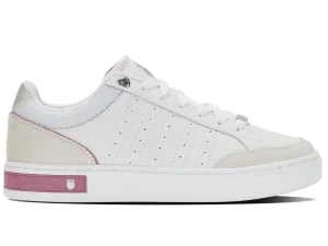97411-169-M | COURT BLOCK | WHITE/FOXGLOVE/SILVER