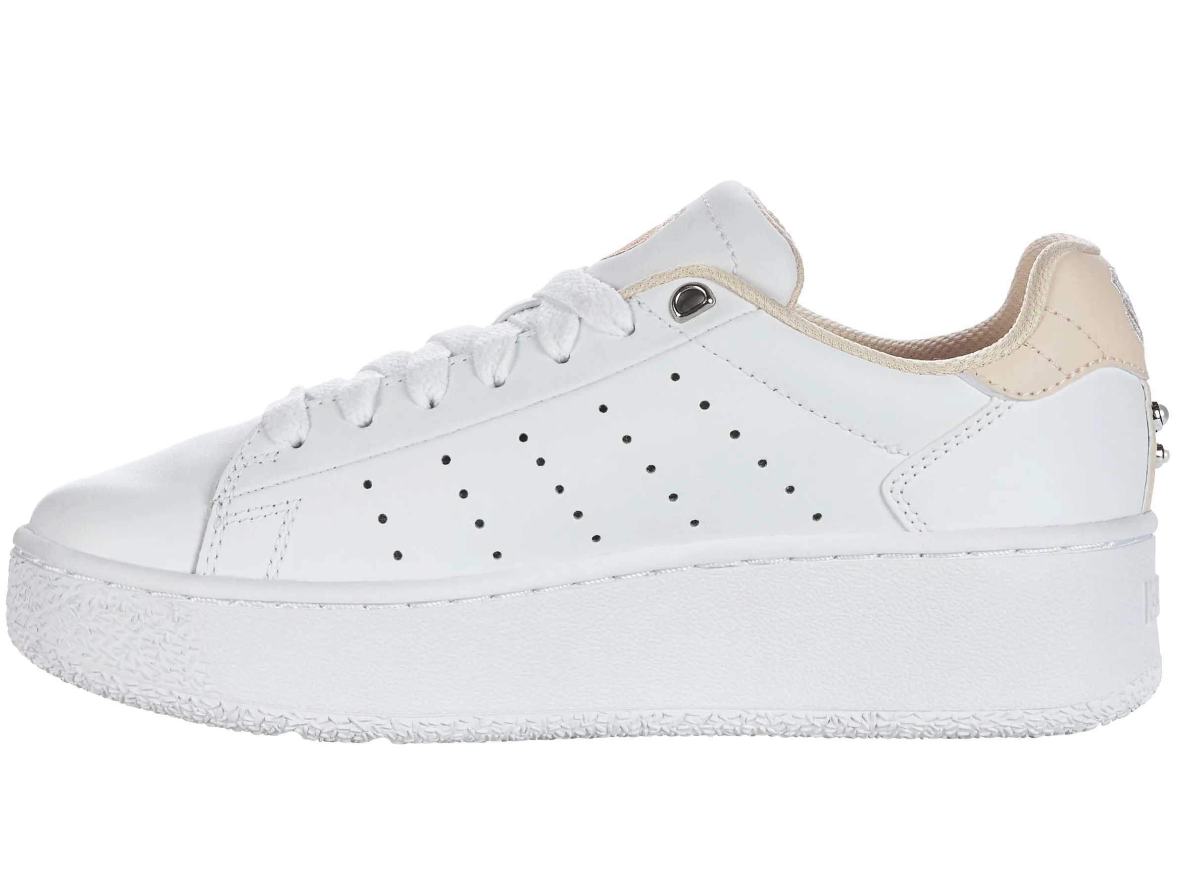 98536-951-M | CLASSIC PF PLATFORM | WHITE/CREAM TAN/PEARL
