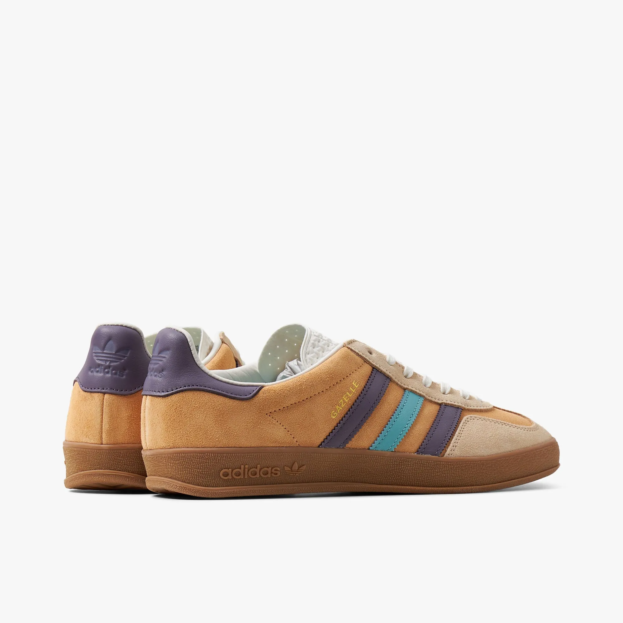 Adidas Gazelle Indoor Glow Orange / Shadow Violet - Off white