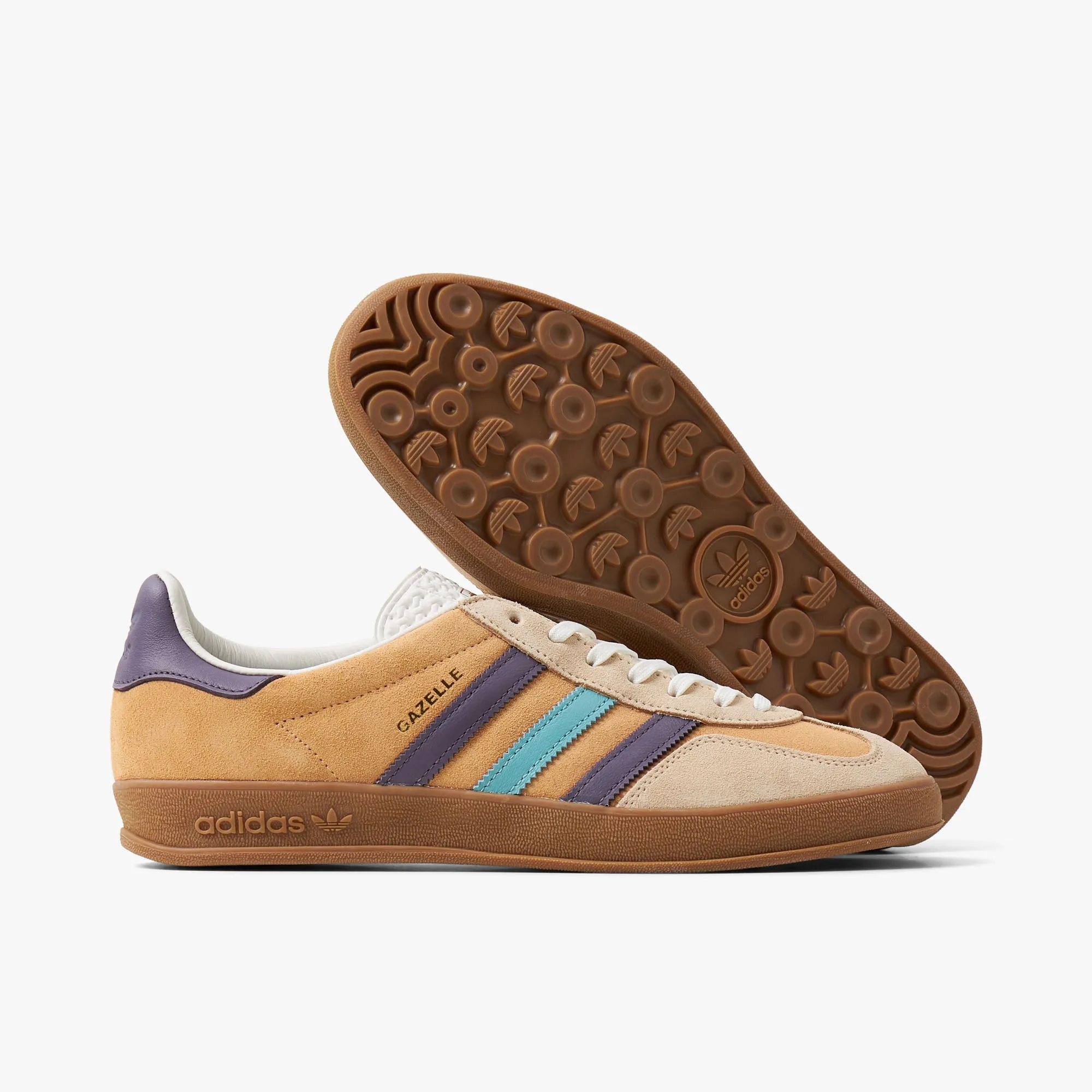 Adidas Gazelle Indoor Glow Orange / Shadow Violet - Off white