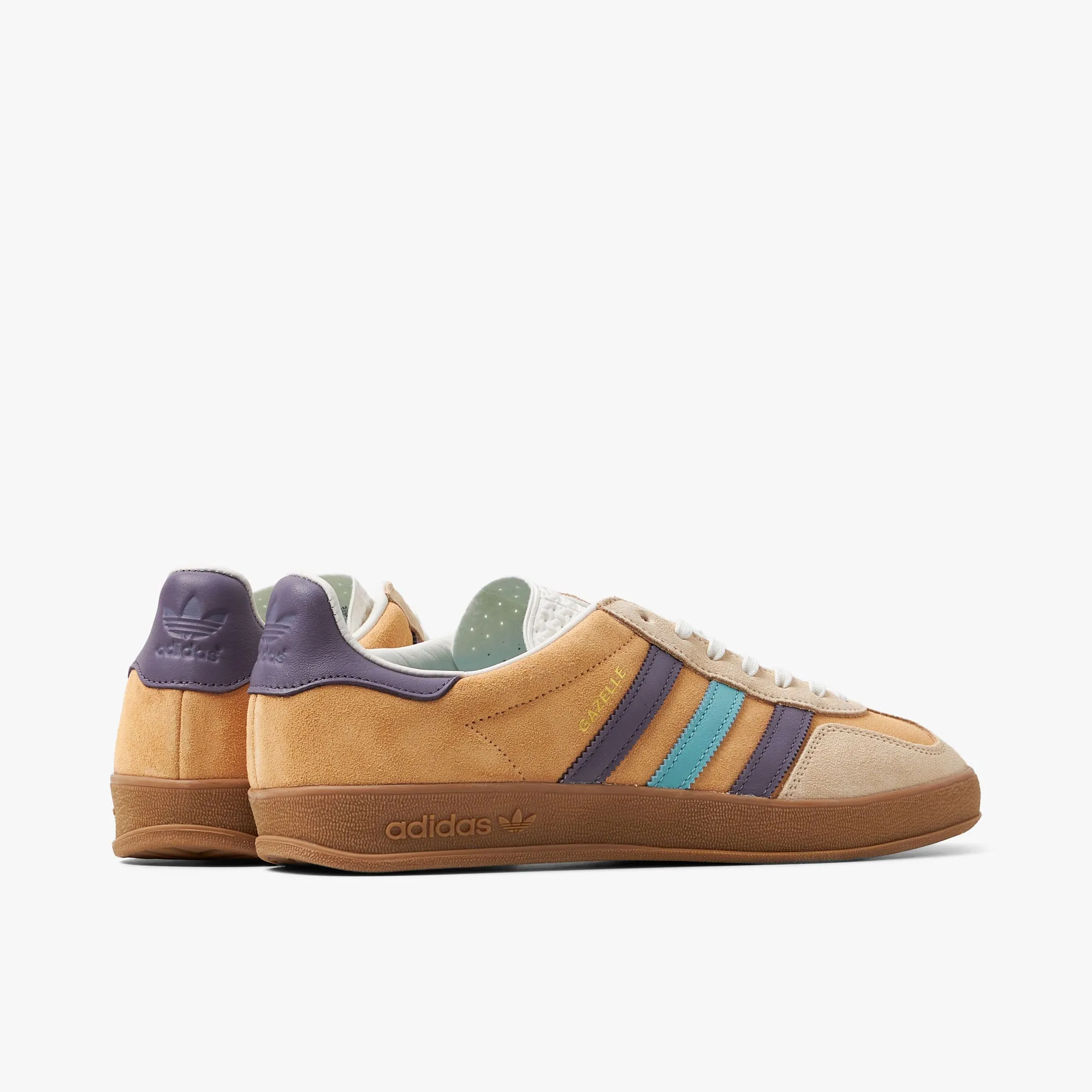 Adidas Gazelle Indoor Glow Orange / Shadow Violet - Off white