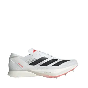 Adidas Unisex Adizero Avanti Track Spikes in Cloud White/Core Black/Lucid Red SS25