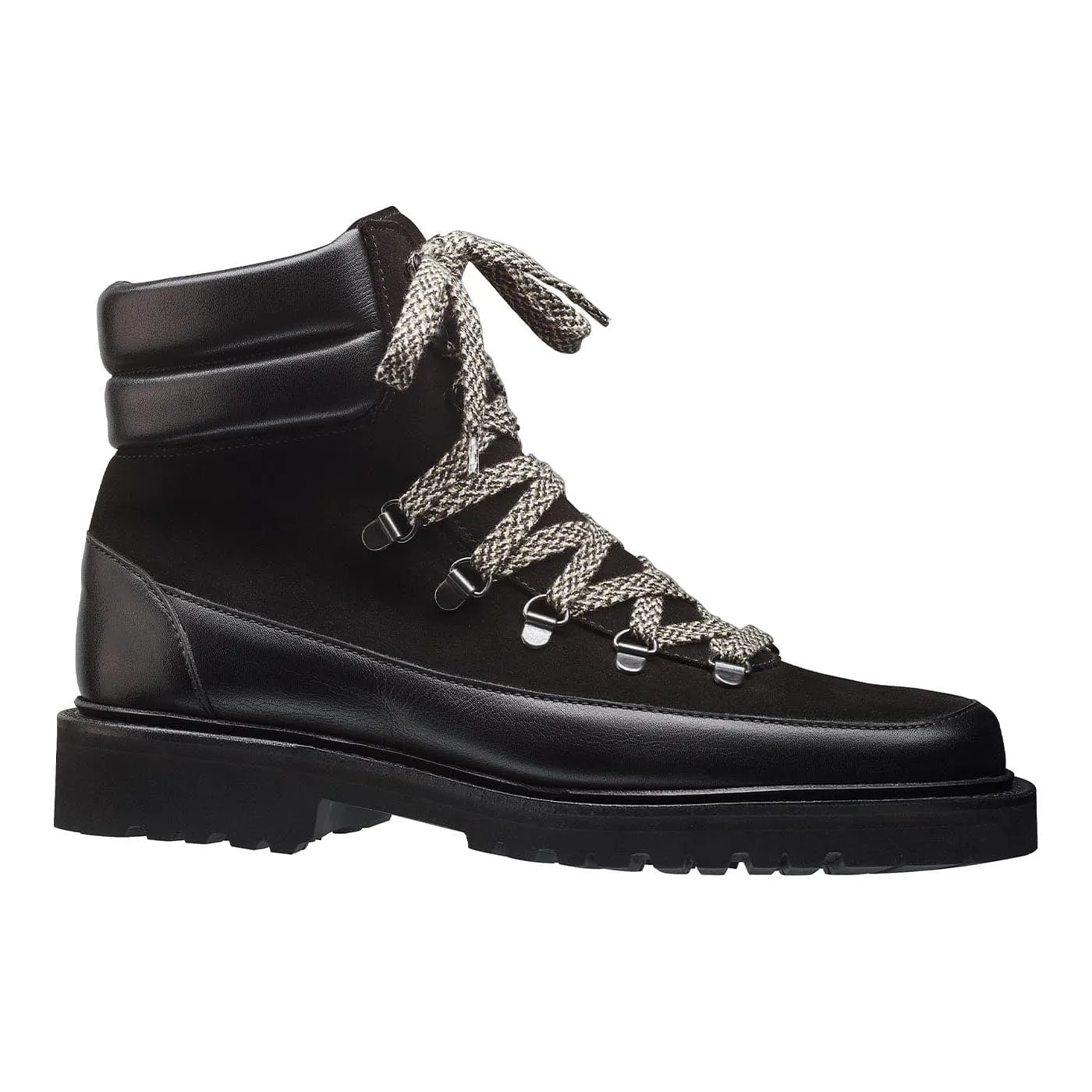 Annie Black Wax Calf & Black Suede