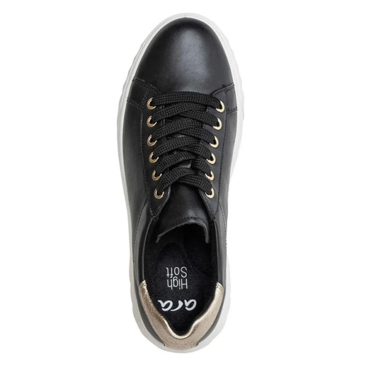 Ara Women's Mikky Black/Platinum Leather