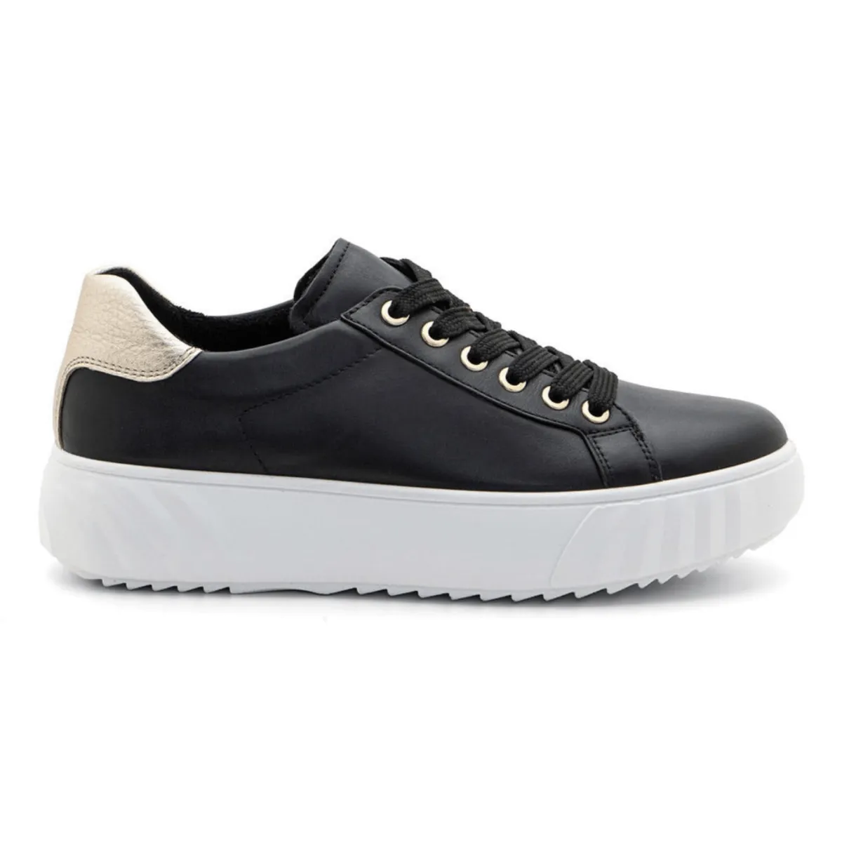 Ara Women's Mikky Black/Platinum Leather