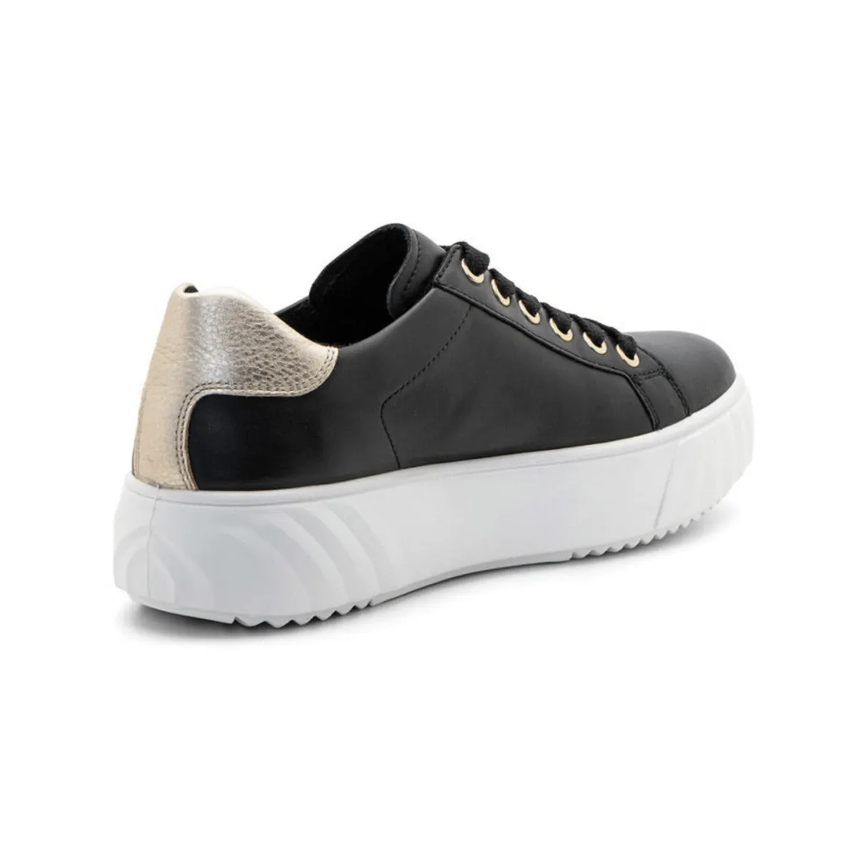 Ara Women's Mikky Black/Platinum Leather