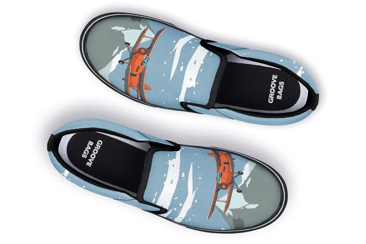 Bi Plane Pilot Slip-On Shoes