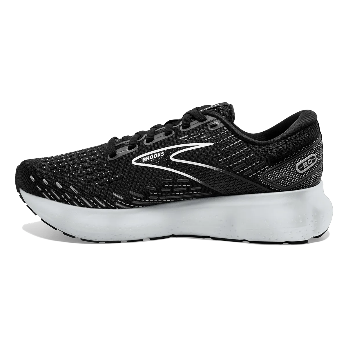 Brooks Glycerin 20 - Black - White - Alloy