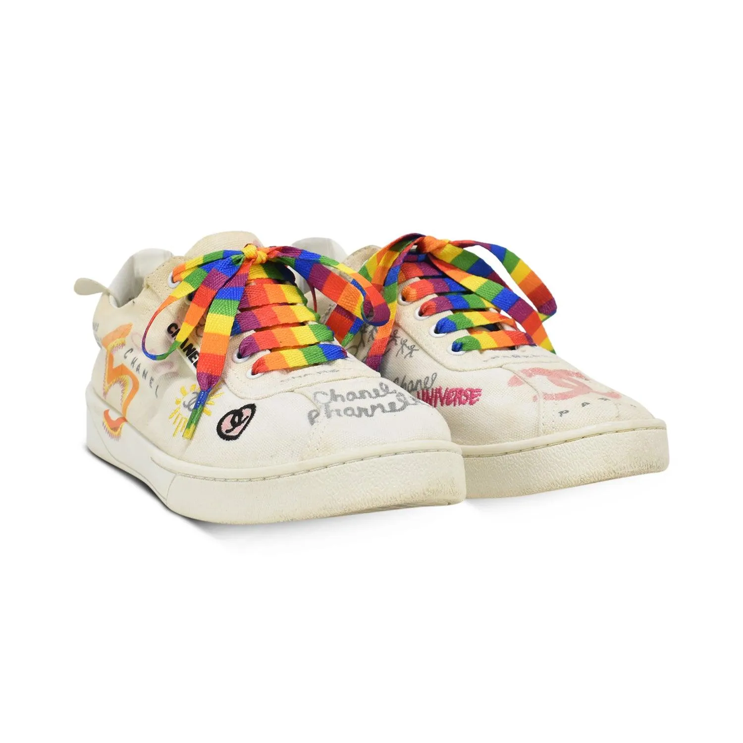 Chanel x Pharrell Low-Top Sneakers - Women's 37