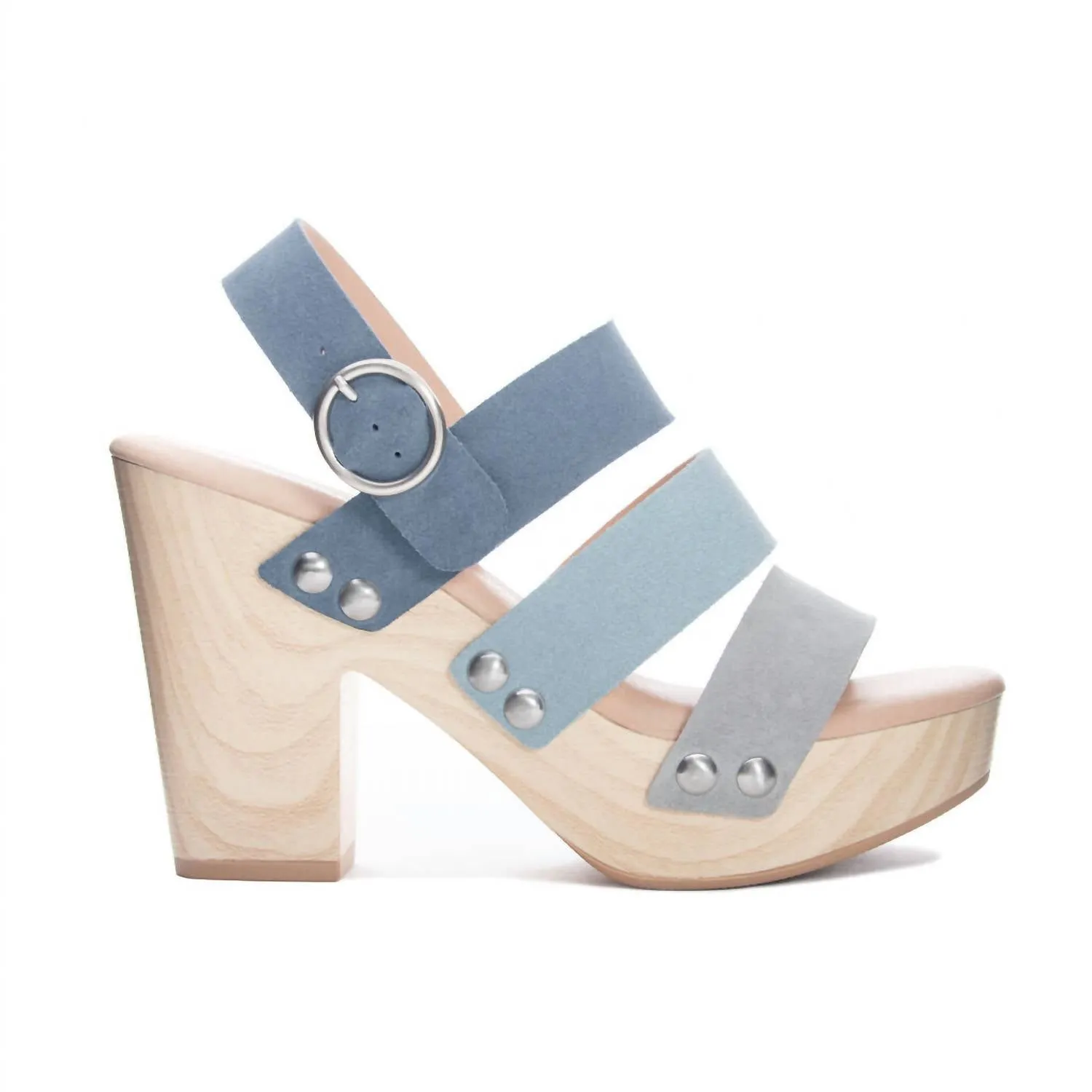 Cher Fenny Platform Sandal In Blue Multi