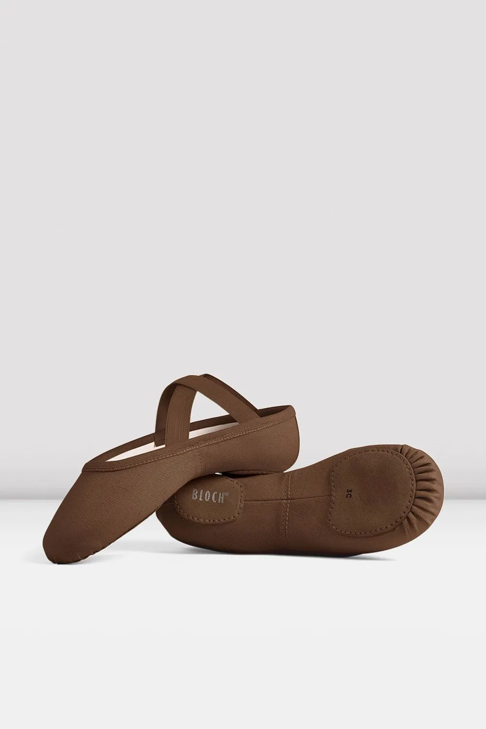 Childrens Performa Stretch Canvas Ballet Shoes