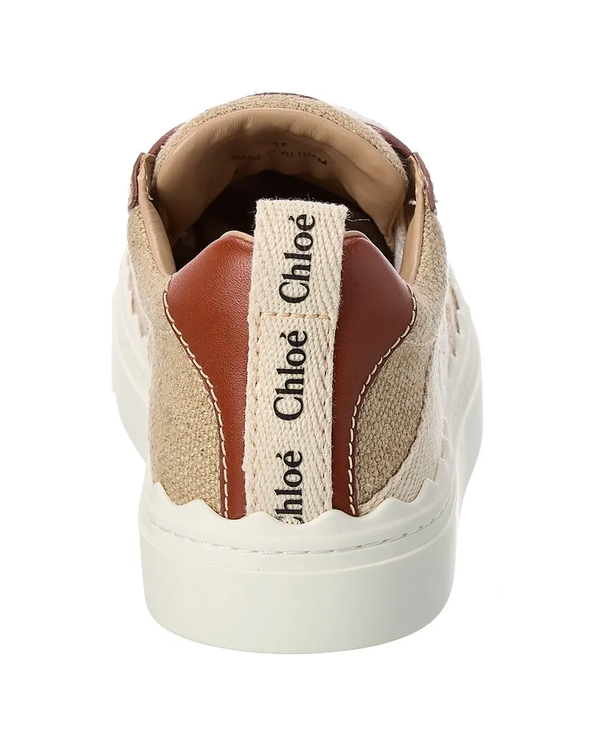 Chlo�� Lauren Canvas & Leather Sneaker