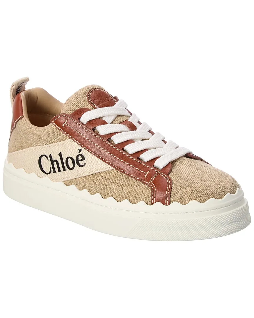 Chlo�� Lauren Canvas & Leather Sneaker