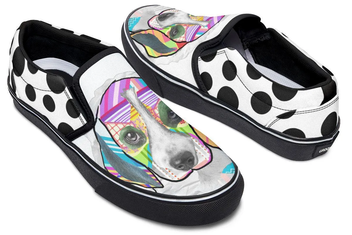 Collage Pup Beagle Slip-On Shoes