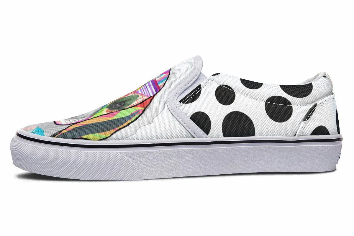 Collage Pup Beagle Slip-On Shoes