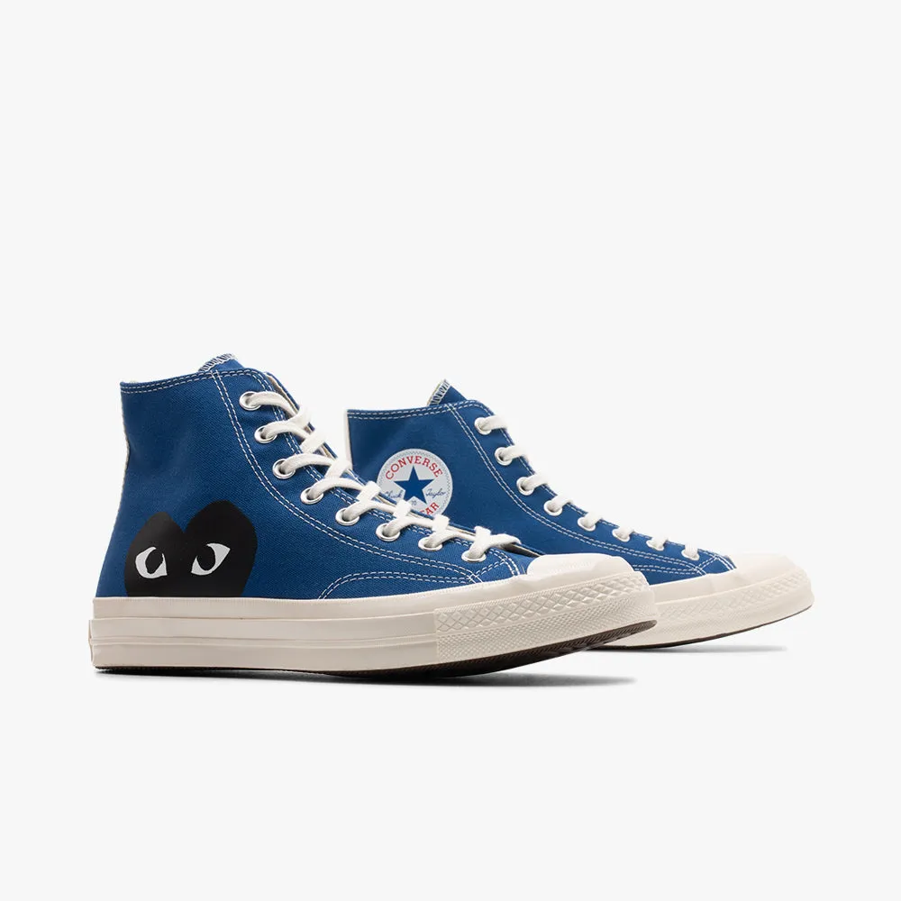 Converse x COMME des GARÇONS PLAY Chuck Taylor Hi / Blue