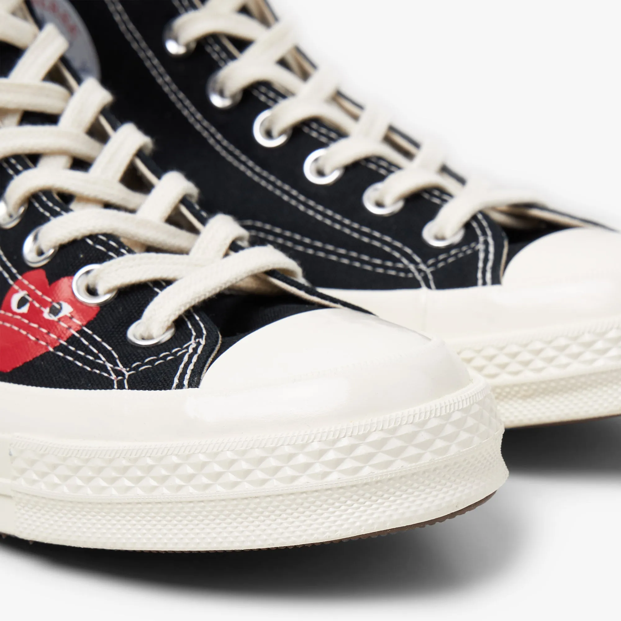 Converse x COMME des GARÇONS PLAY Chuck Taylor Hi Multi Heart Black