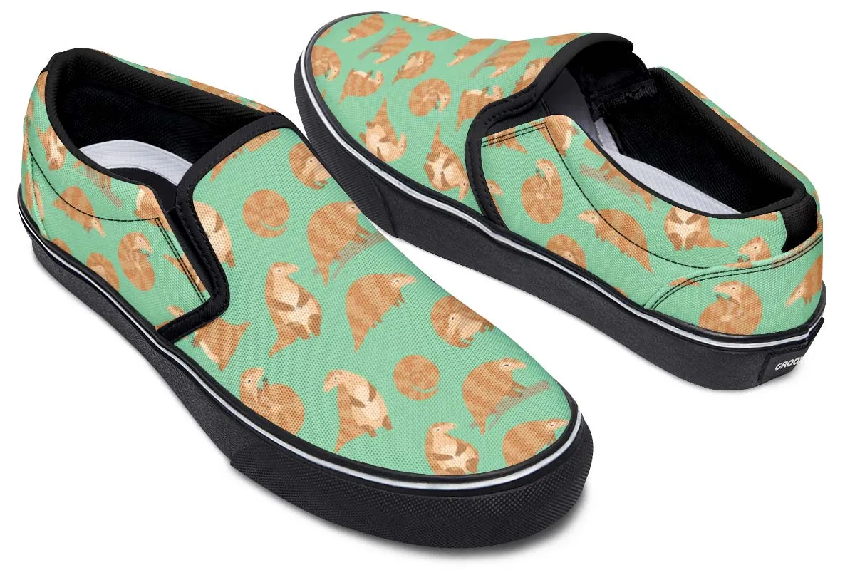 Cute Pangolin Pattern Slip-On Shoes