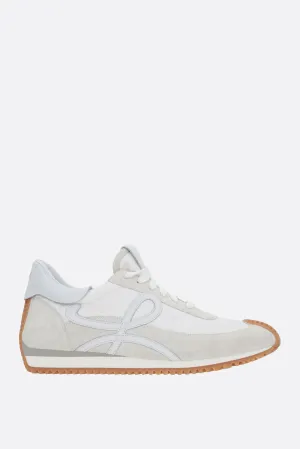 Flow suede and nylon sneakers