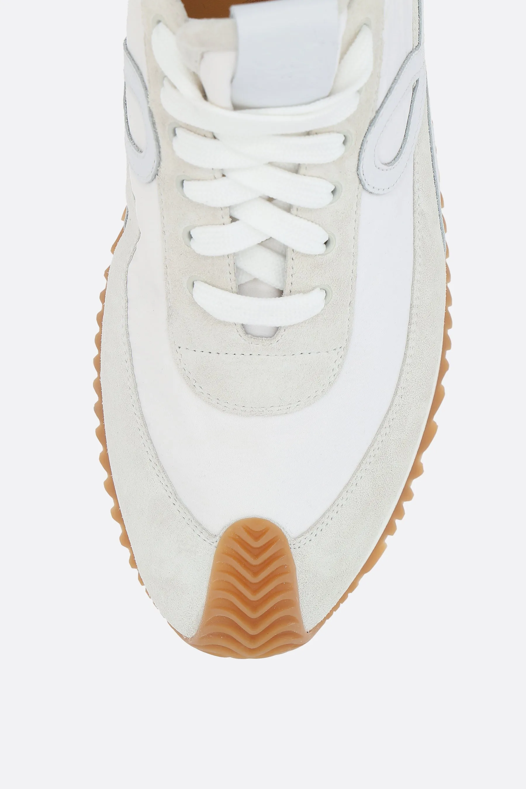 Flow suede and nylon sneakers