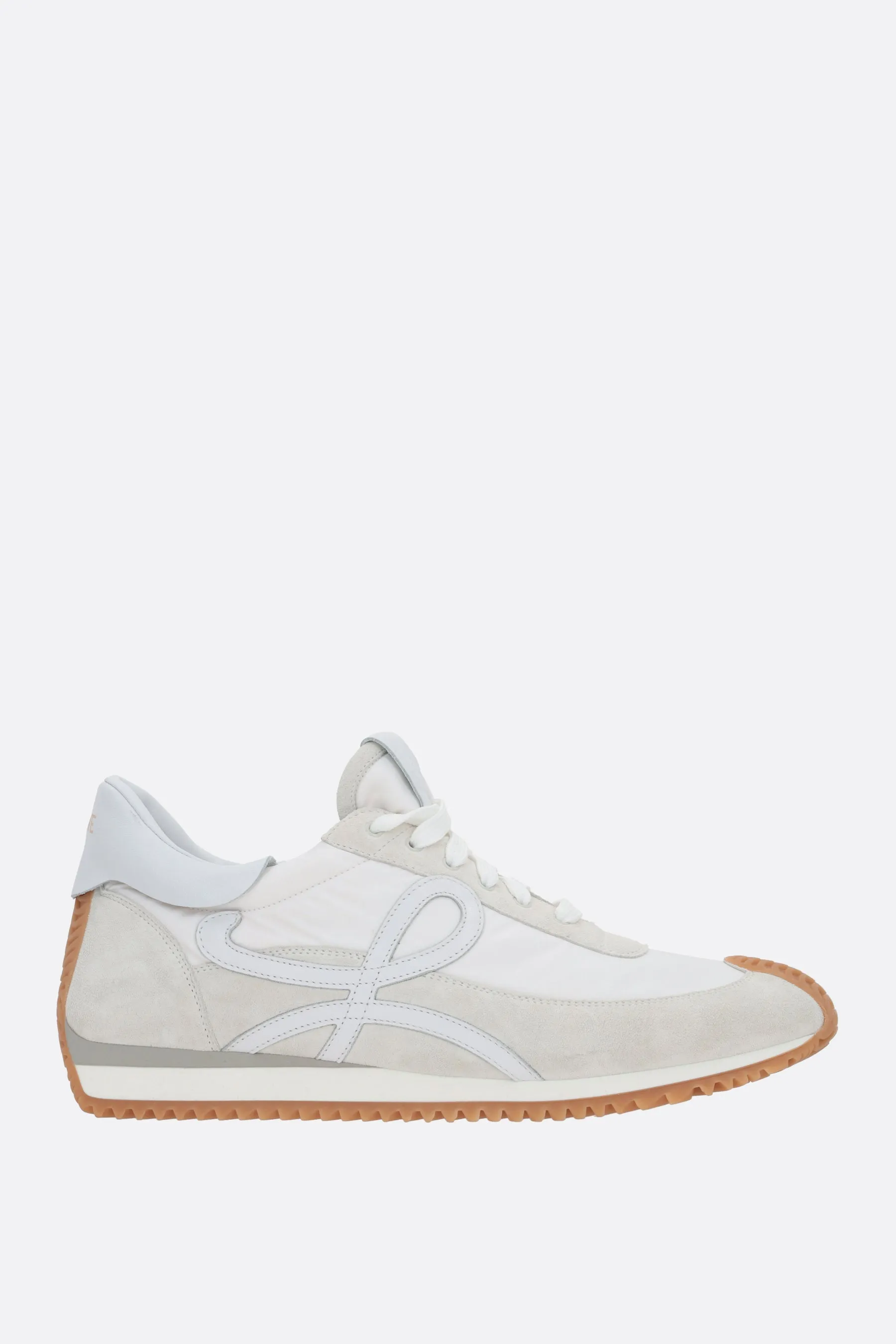 Flow suede and nylon sneakers