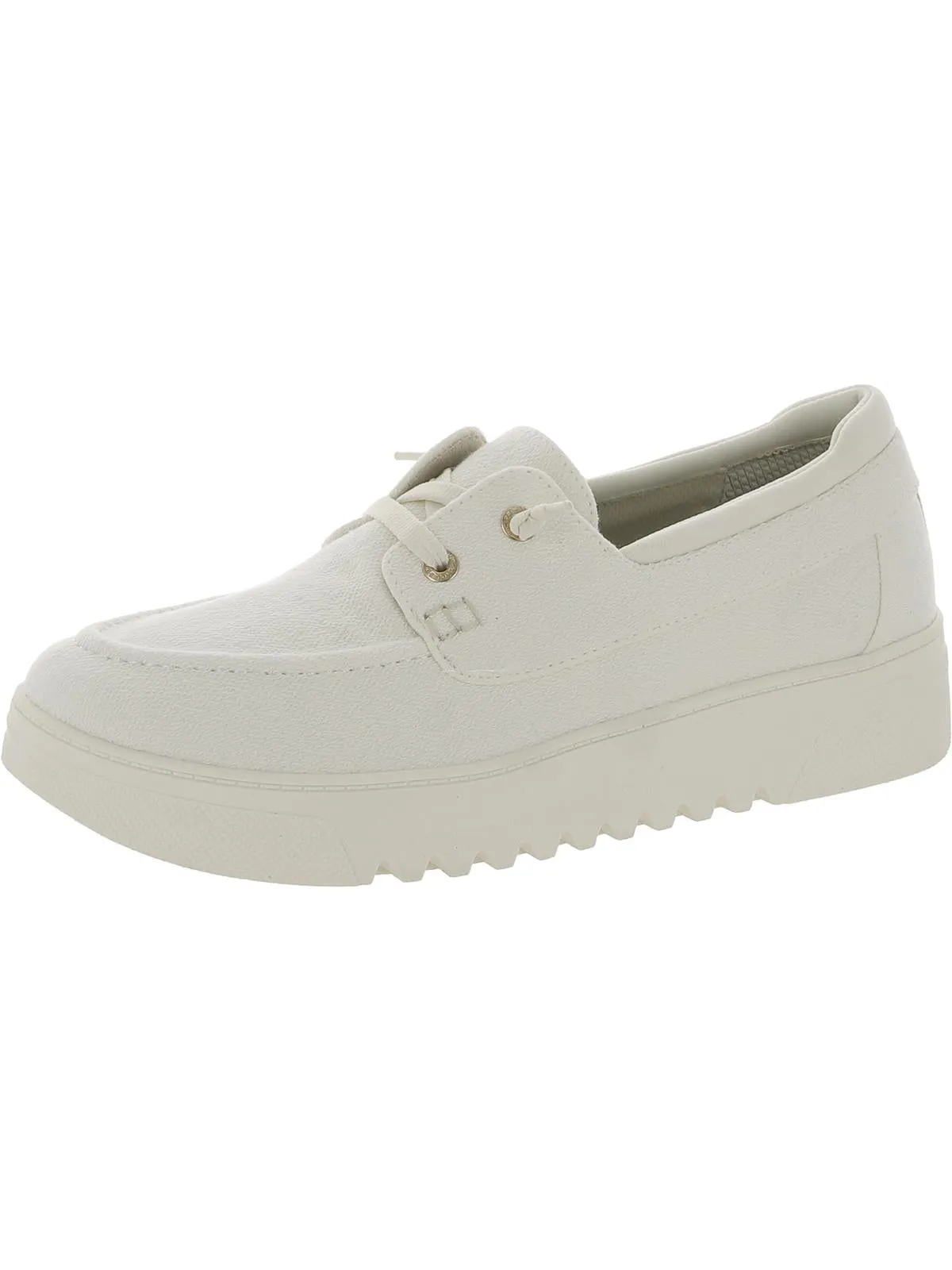 Get Onboard Womens Canvas Lifestyle Boat Shoes