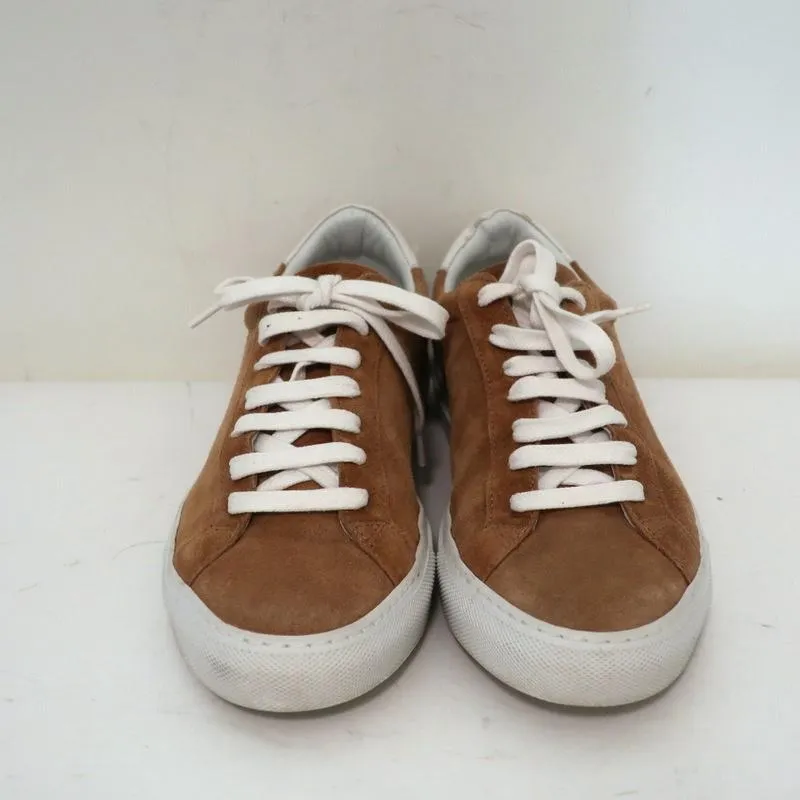 Givenchy Urban Knots Low Top Sneakers Brown Suede & White Leather Size 37.5