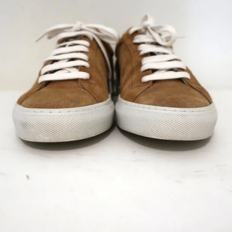 Givenchy Urban Knots Low Top Sneakers Brown Suede & White Leather Size 37.5