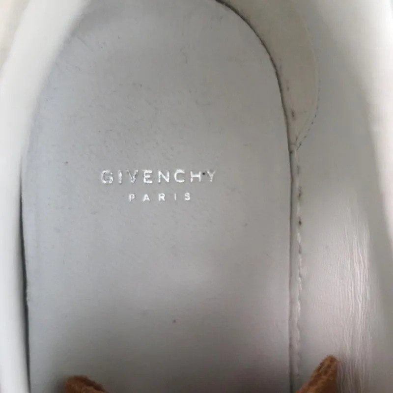 Givenchy Urban Knots Low Top Sneakers Brown Suede & White Leather Size 37.5