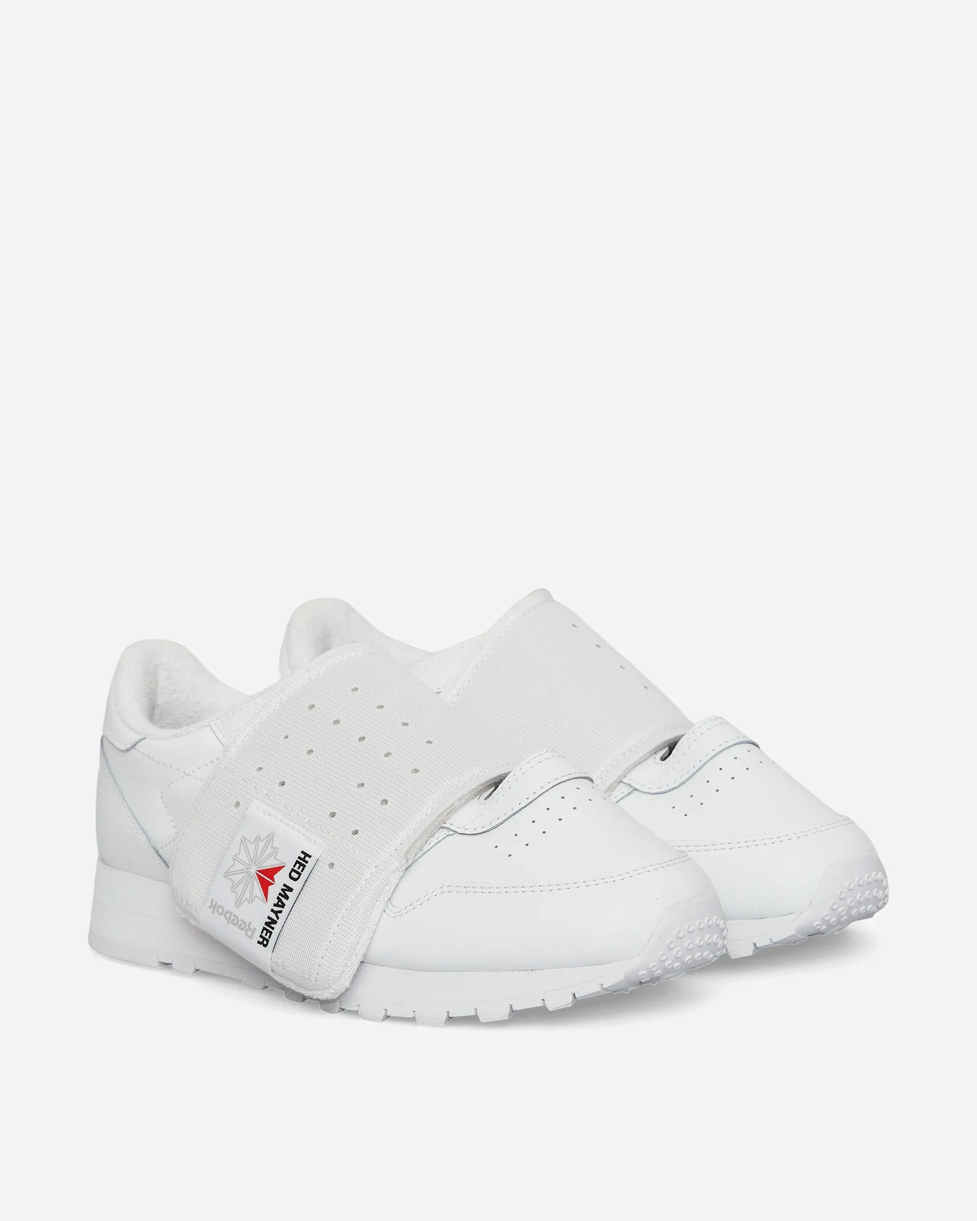 Hed Mayner Classic Leather Sneakers White