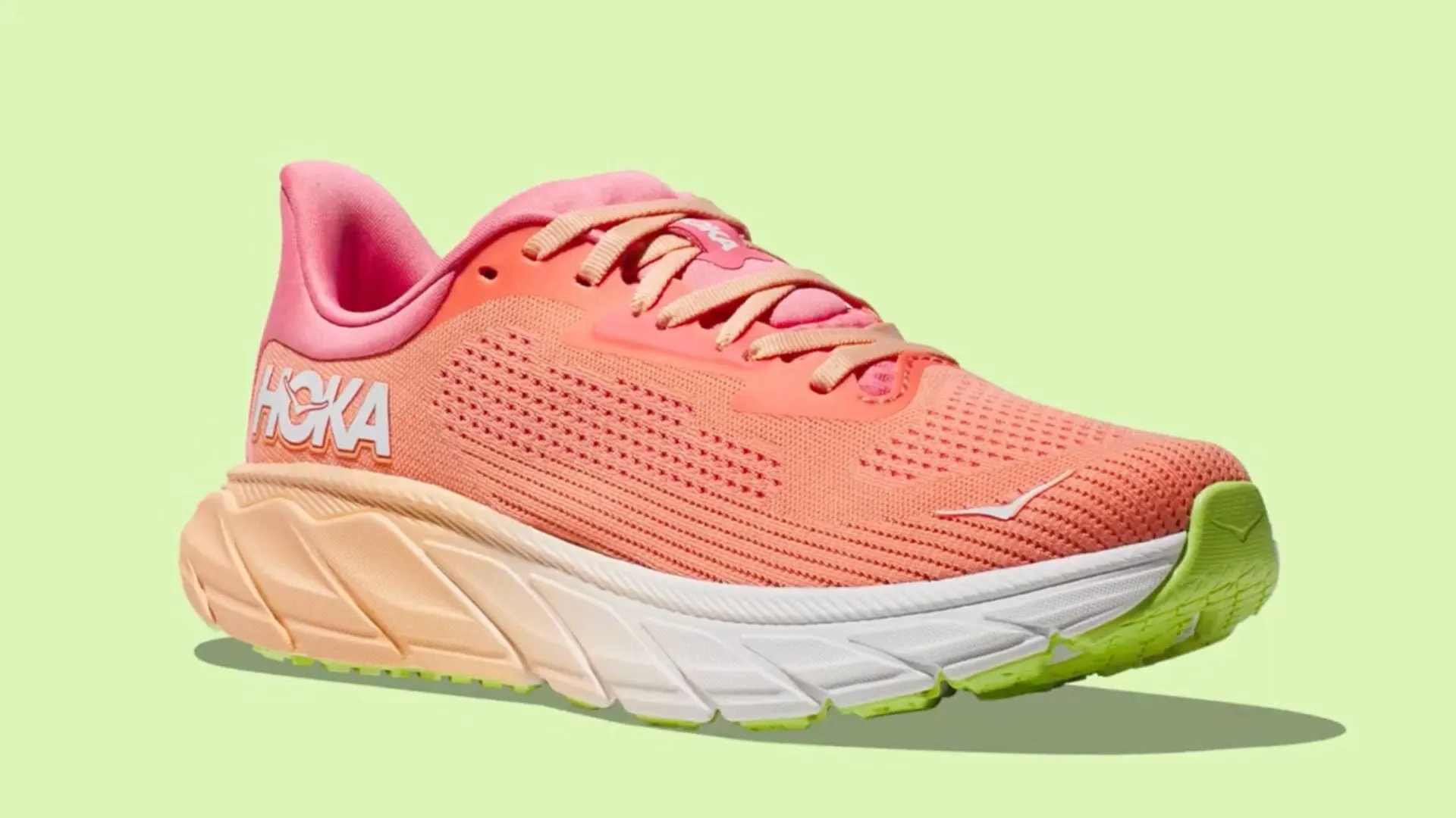 Hoka Arahi 7 - Frost - Rose Gold