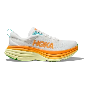 Hoka Bondi 8 - Blanc de Blanc - Solar Flare