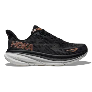 Hoka Clifton 9 - Black - Rose Gold