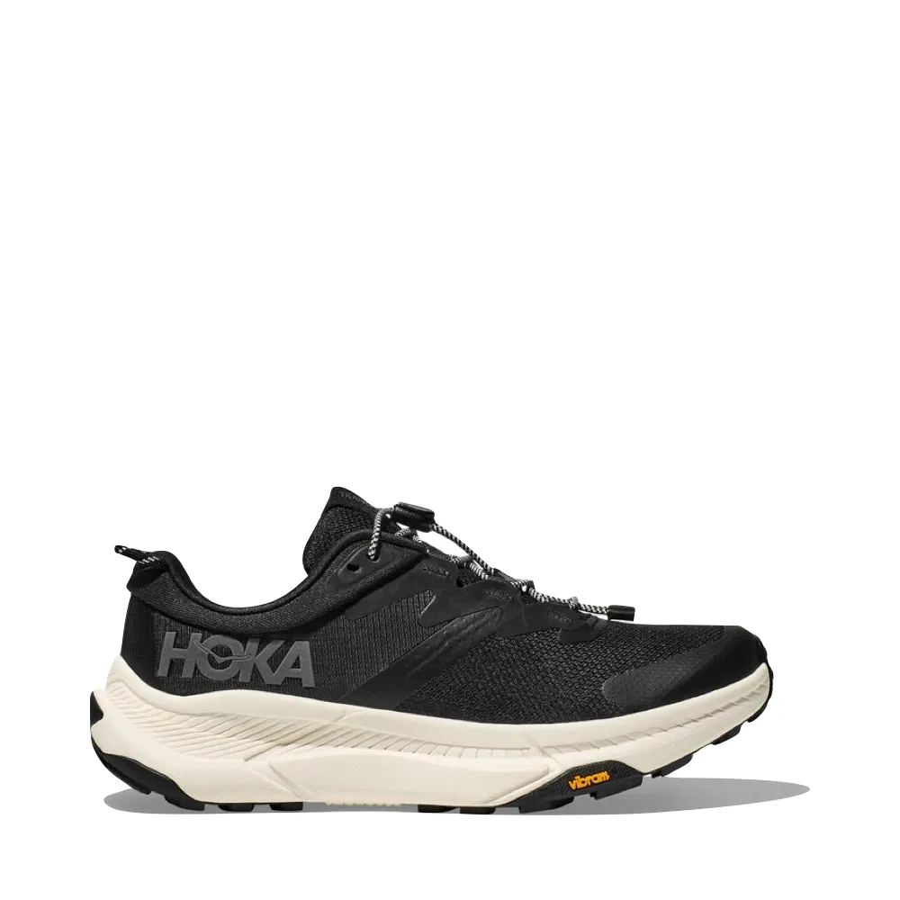 Hoka Women's Transport Sneaker in Black/Alabaster