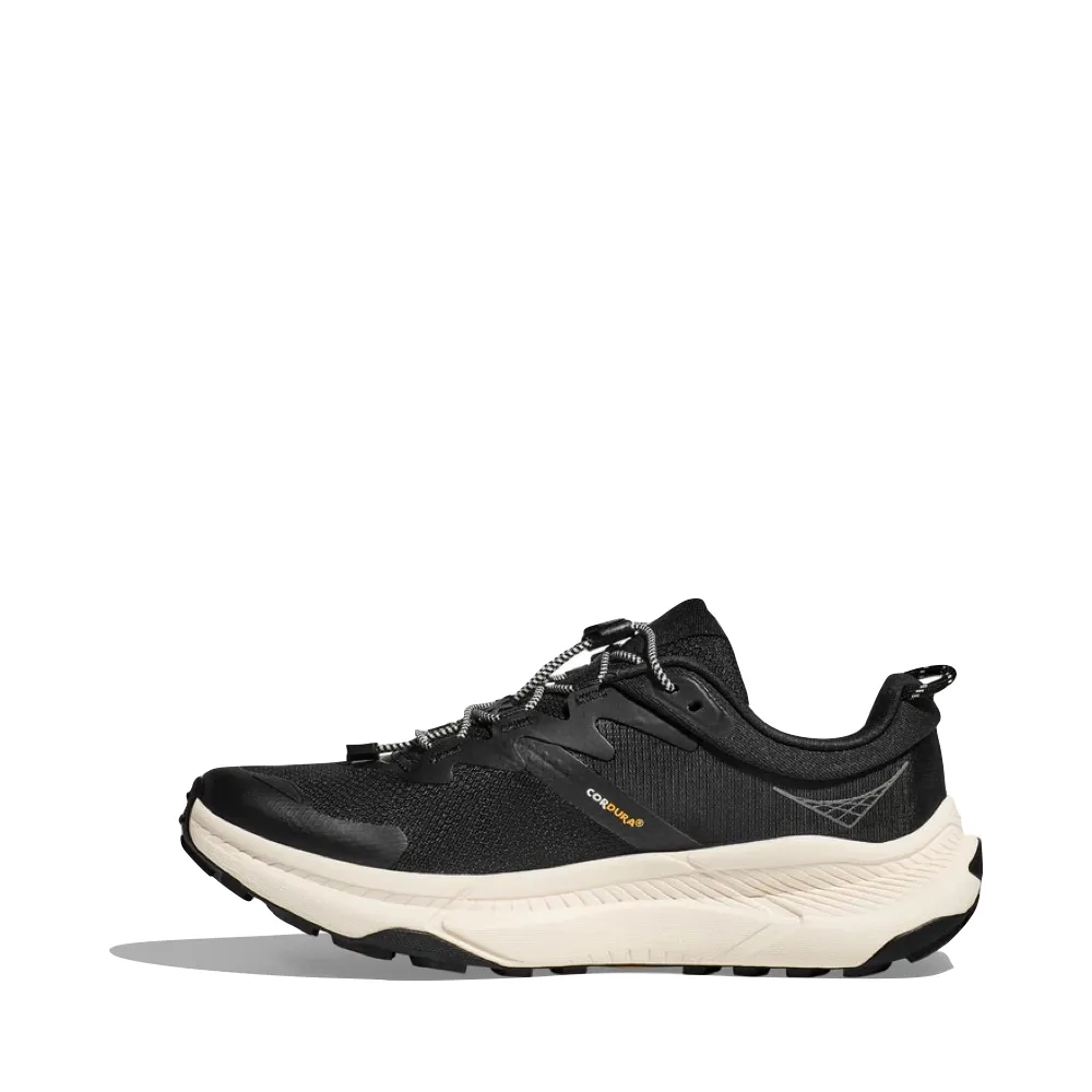 Hoka Women's Transport Sneaker in Black/Alabaster