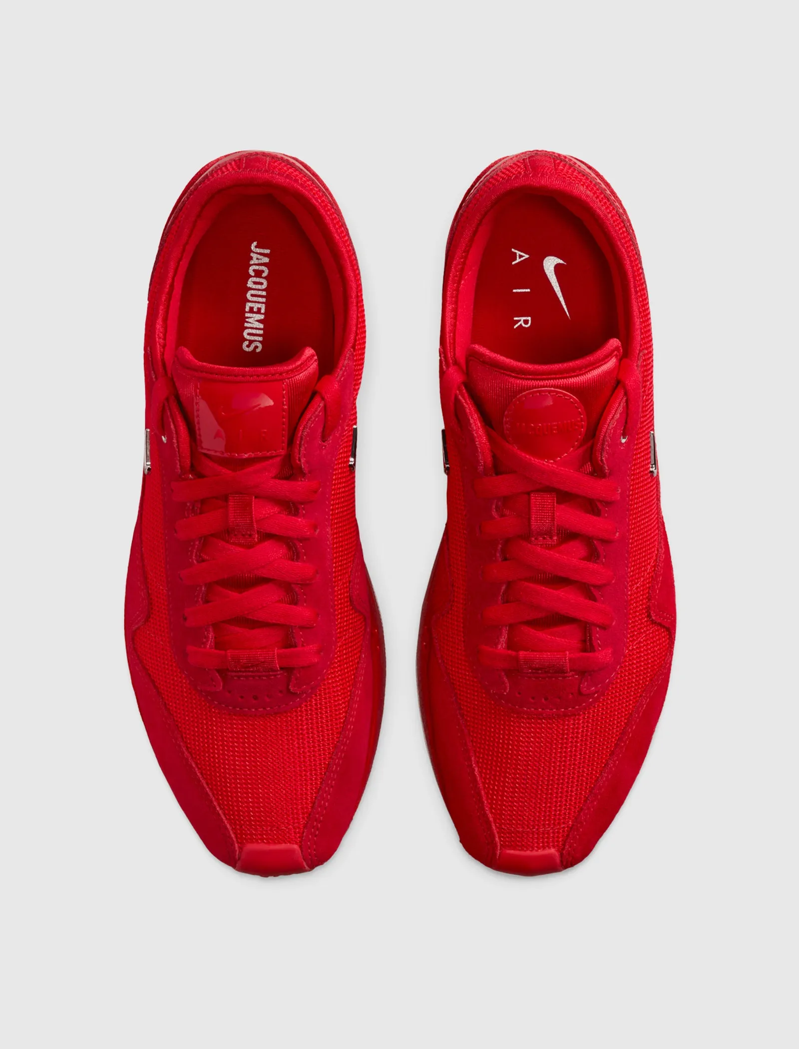 JACQUEMUS X WOMEN'S AIR MAX 1 '86 "UNIVERSITY RED/METALLIC SILVER"