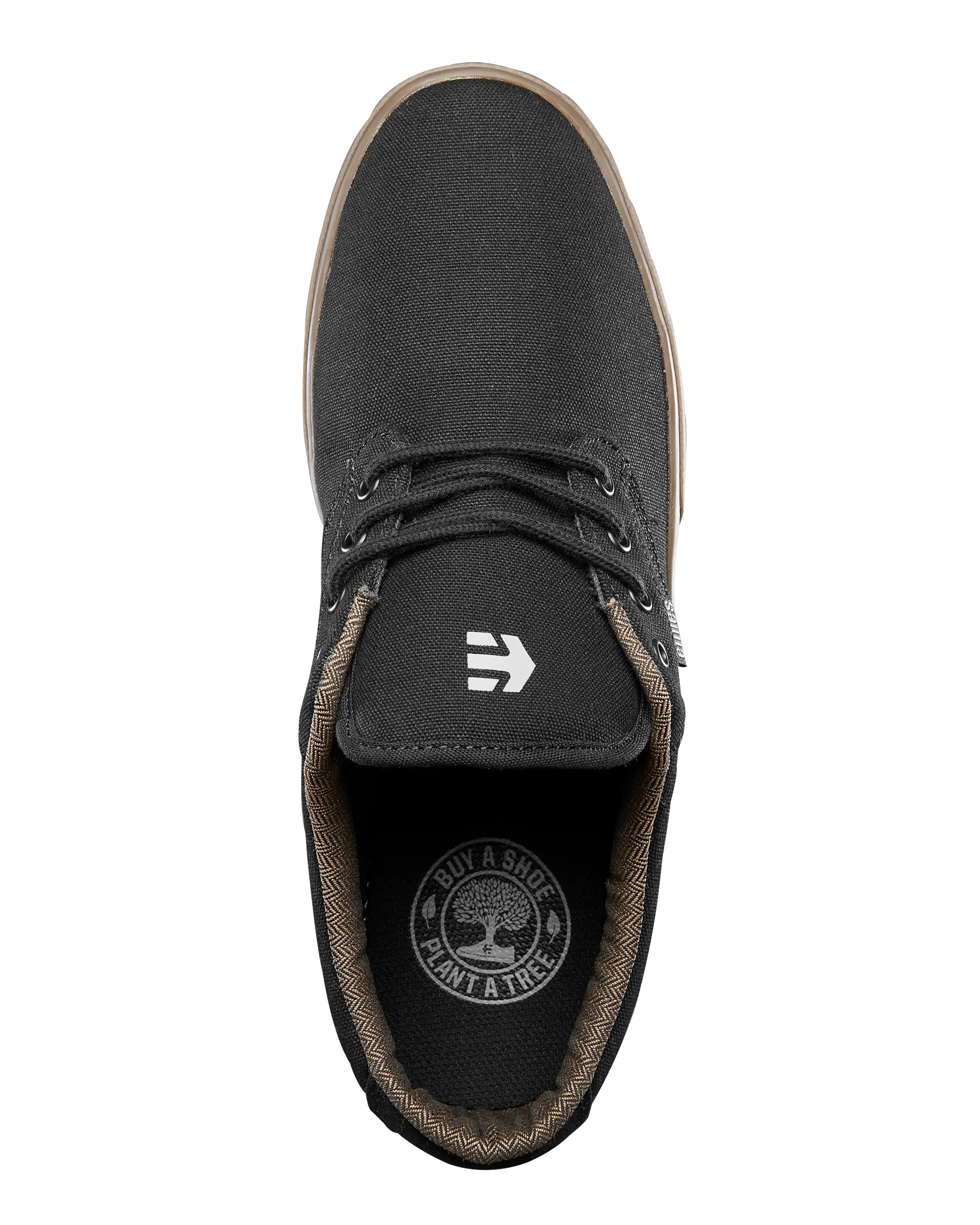 Jameson 2 Eco Shoes in Black, Charcoal & Gum