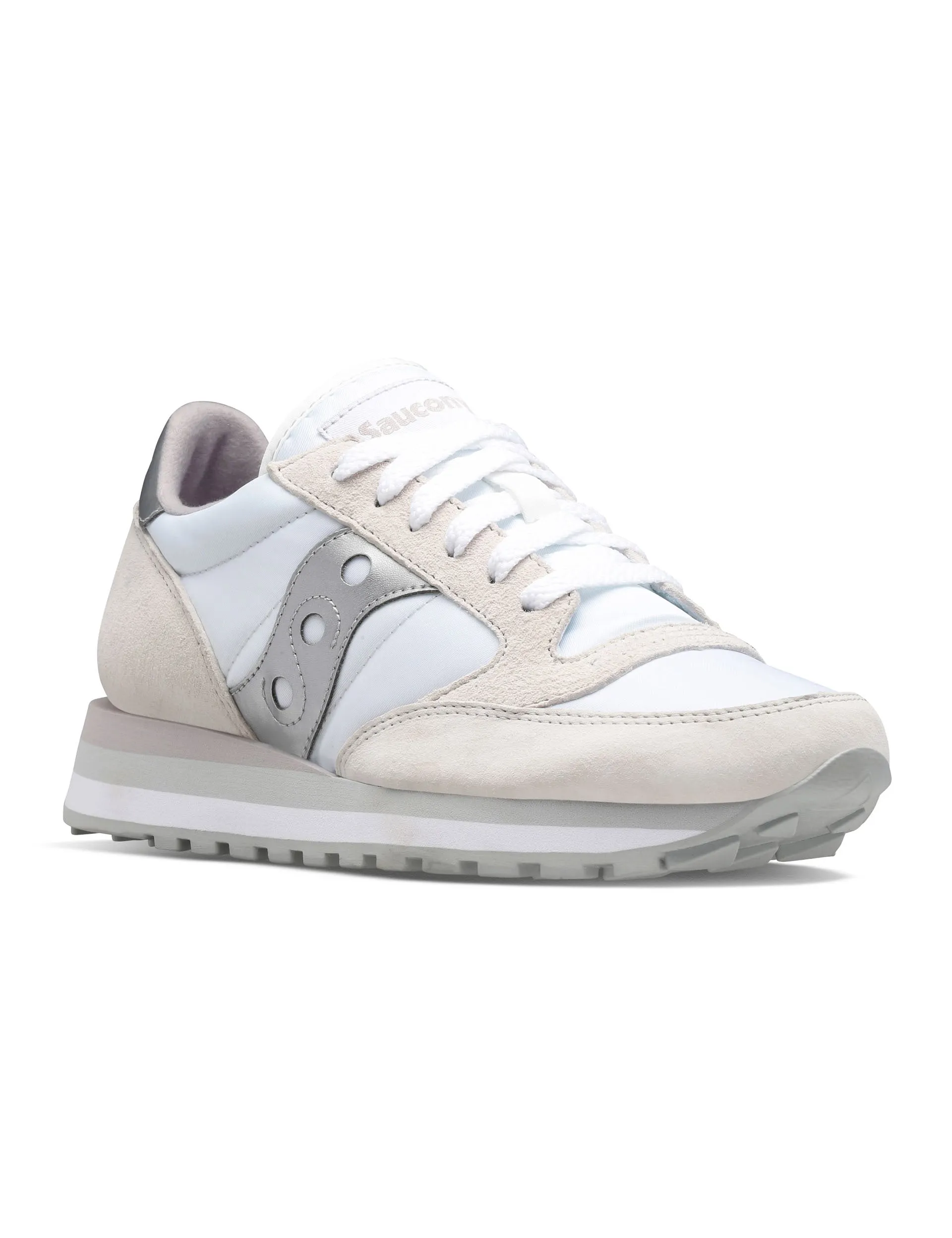 Jazz Triple - White/Silver