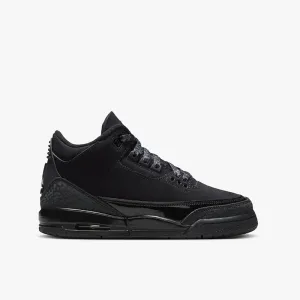 Jordan 3 Retro GS / Black / Dark Charcoal - White