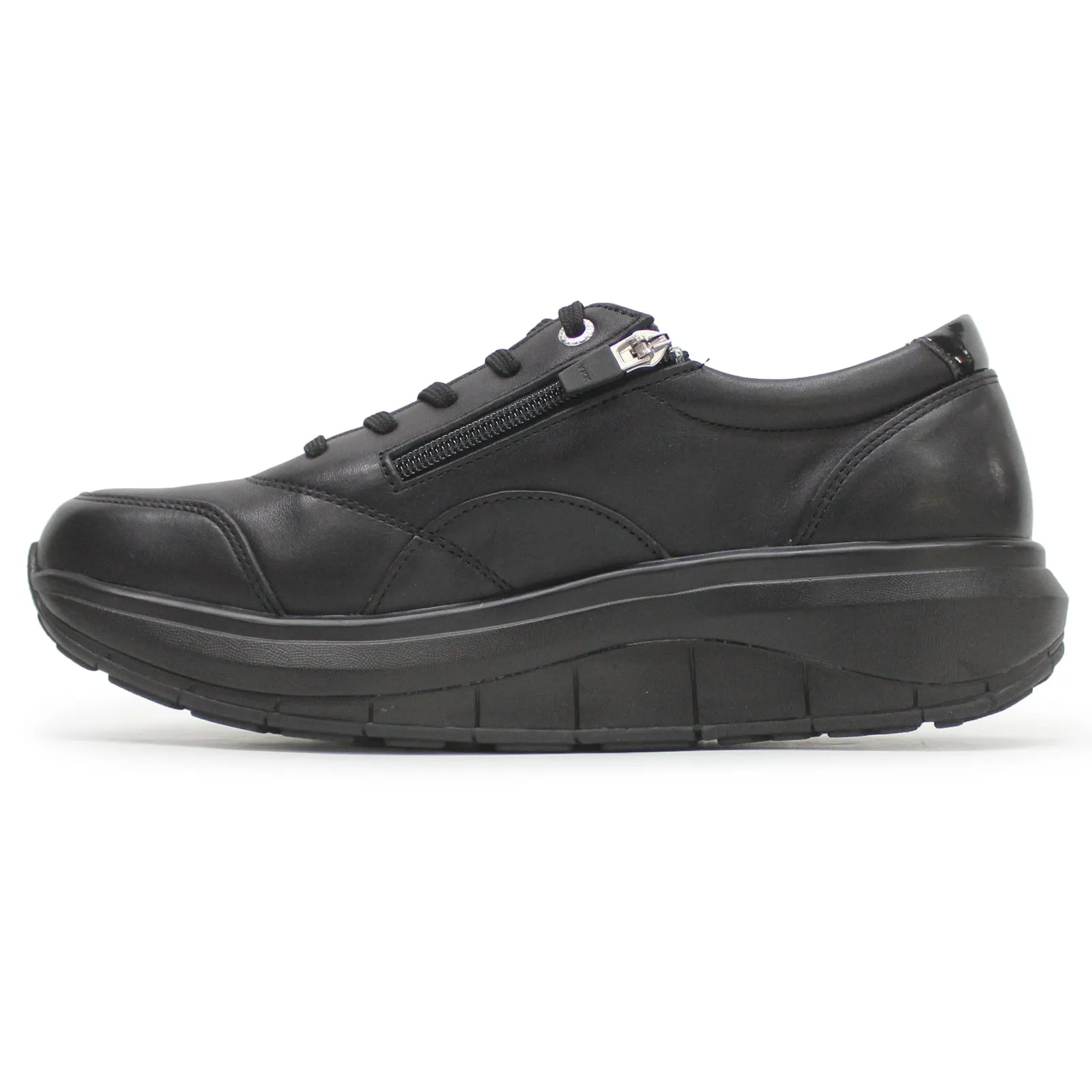 Joya Venice Zip Full Grain Leather Women's Flat Shoes