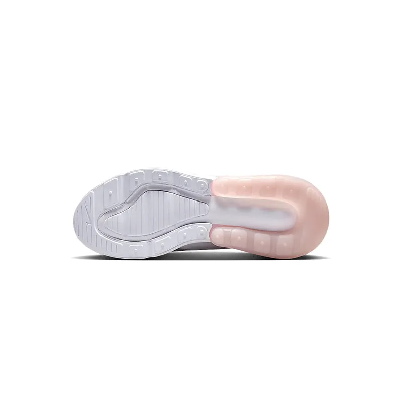 Kids Grade School Air Max 270 White/Pink Foam