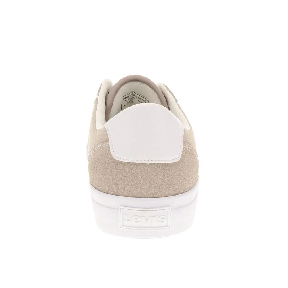 Levi's Mens Lux Vulc Textured Fabric Casual Lace Up Sneaker Shoe