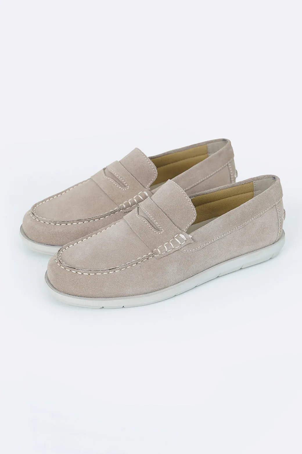 LIGHTWEIGHT SUEDE LOAFERS