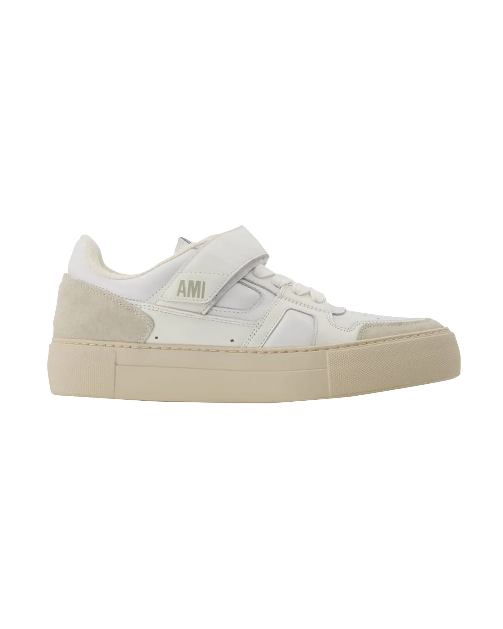 Low-Top ADC Sneakers in White/Multi Leather