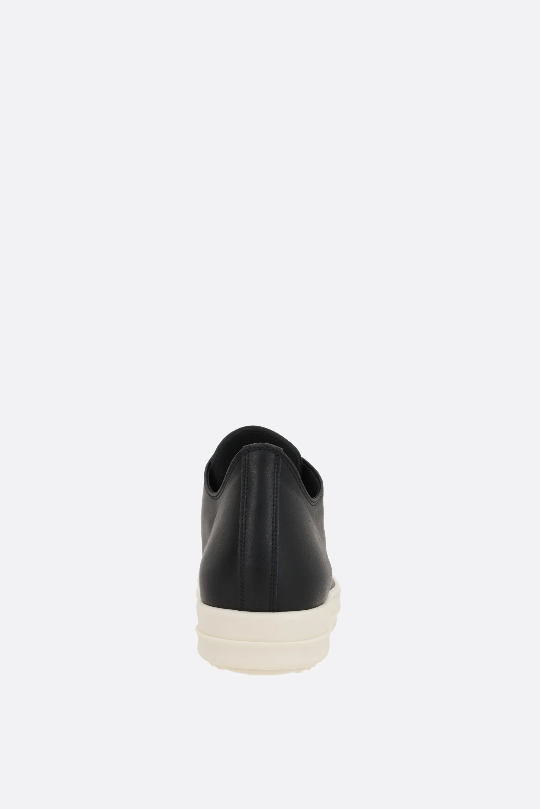 low-top sneakers in smooth leather