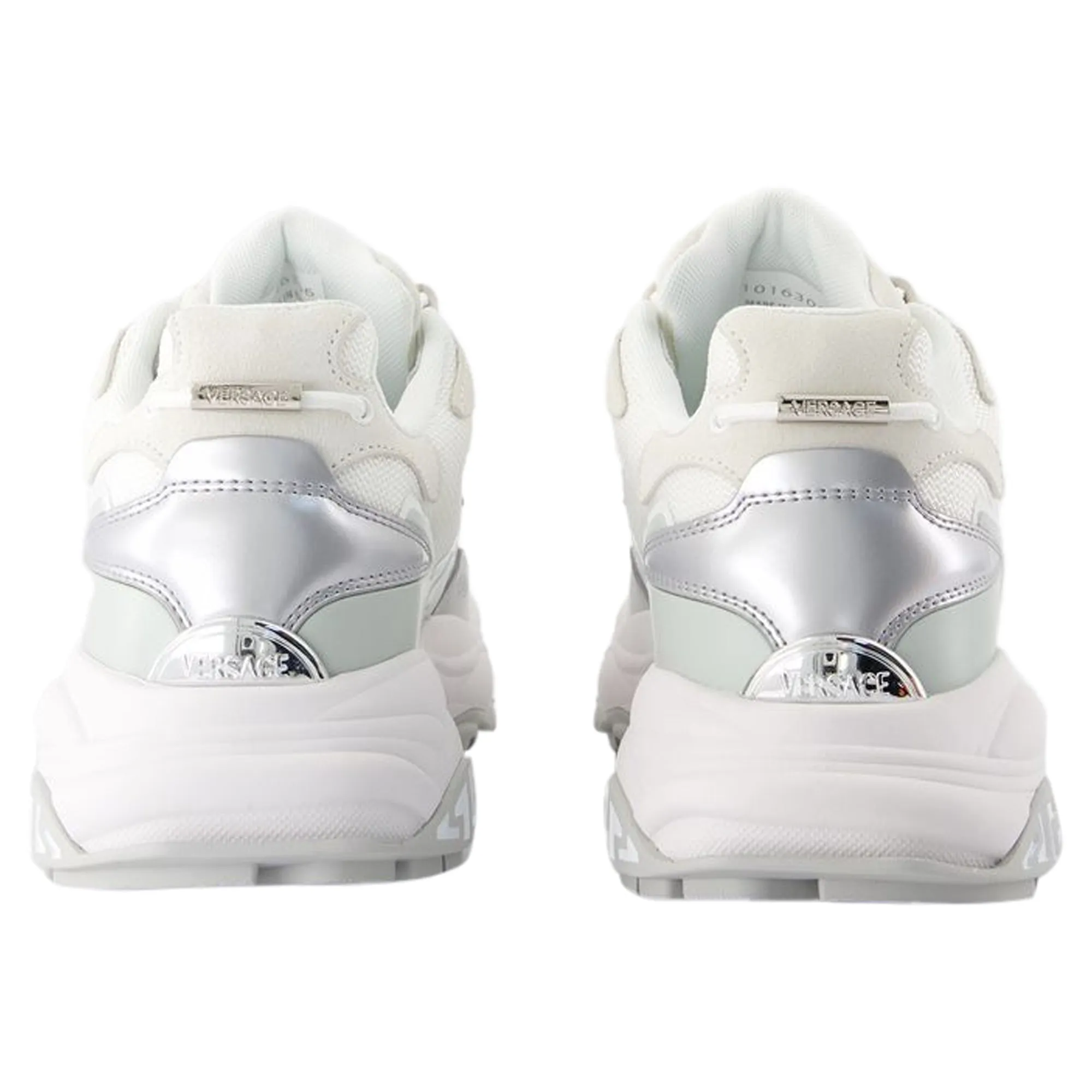 Low Top Sneakers - Versace - Leather - White