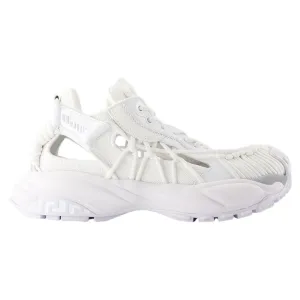 Low Top Sneakers - Versace - Leather - White