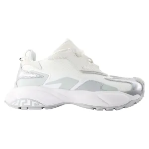 Low Top Sneakers - Versace - Leather - White