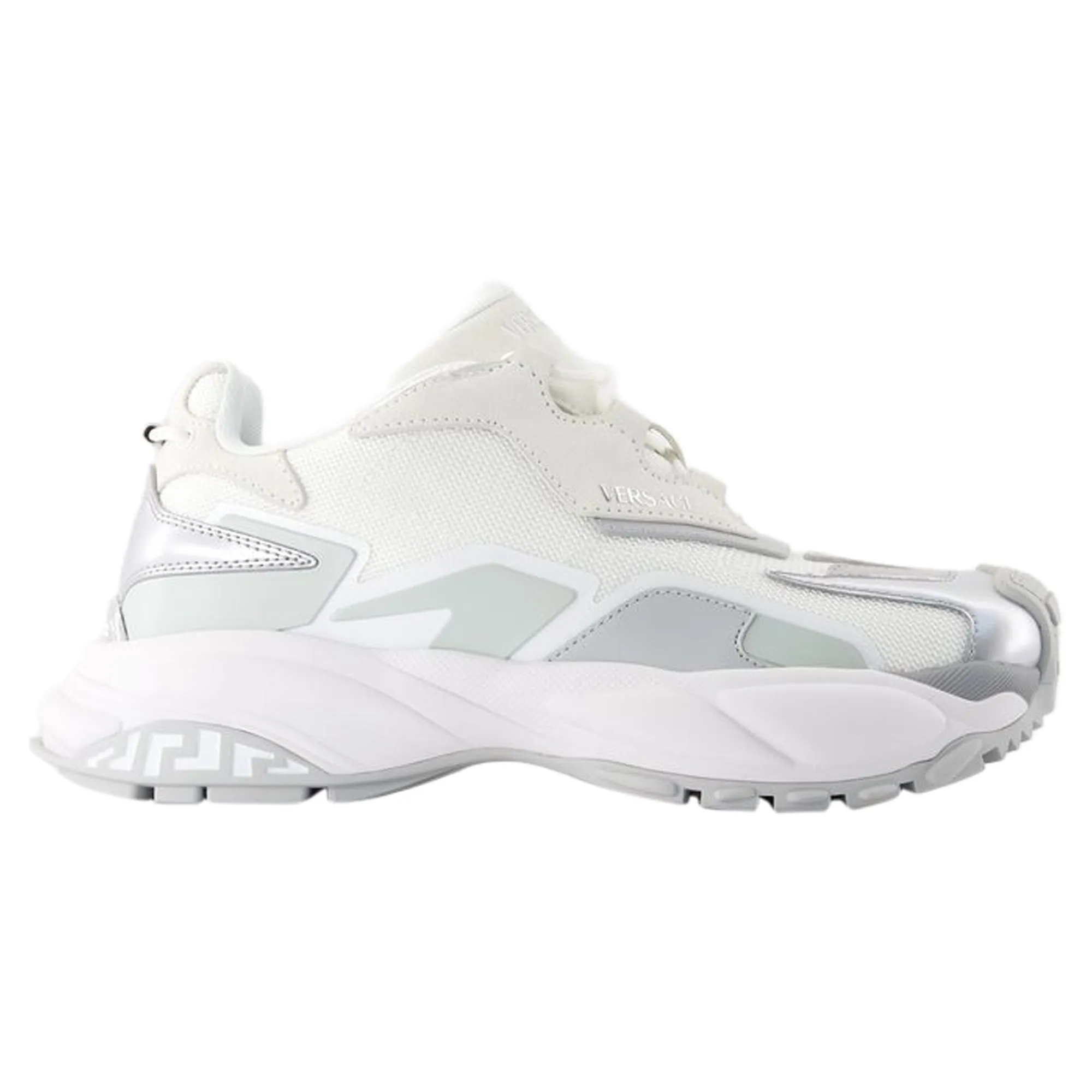 Low Top Sneakers - Versace - Leather - White