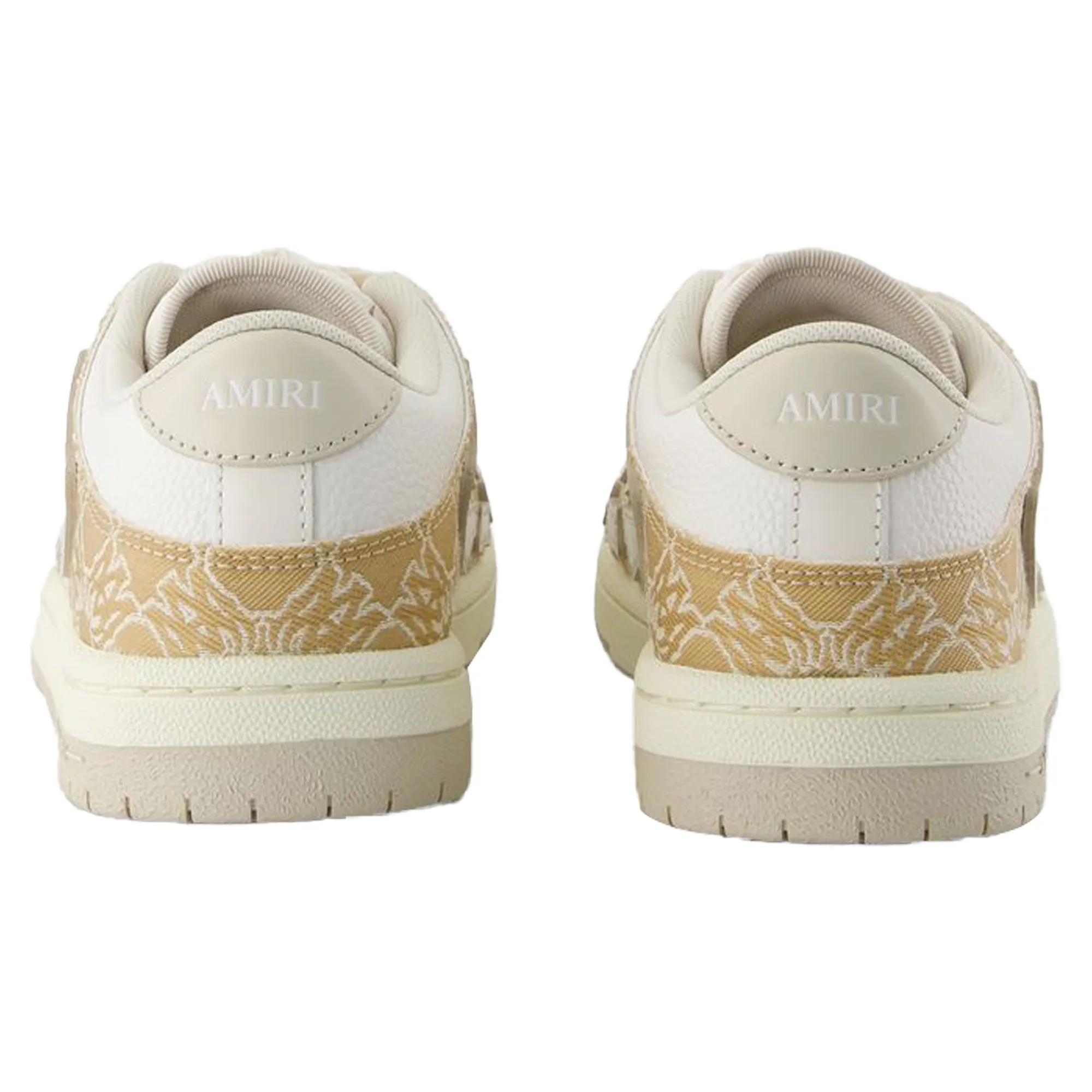Ma Quad Skel Top Low Sneakers - Amiri - Leather - Brown